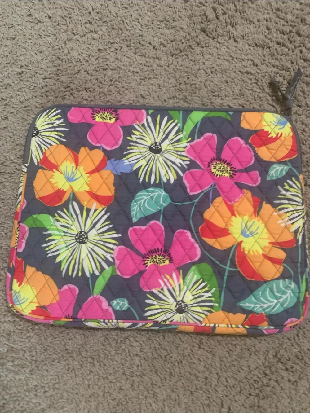 Vera Bradley Jazzy Blooms Laptop Tablet Sleeve Holder